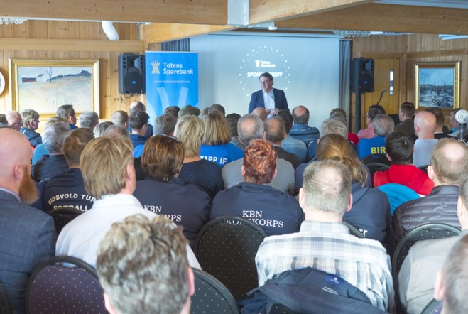 Vellykket sponsortreff - Totens Sparebank